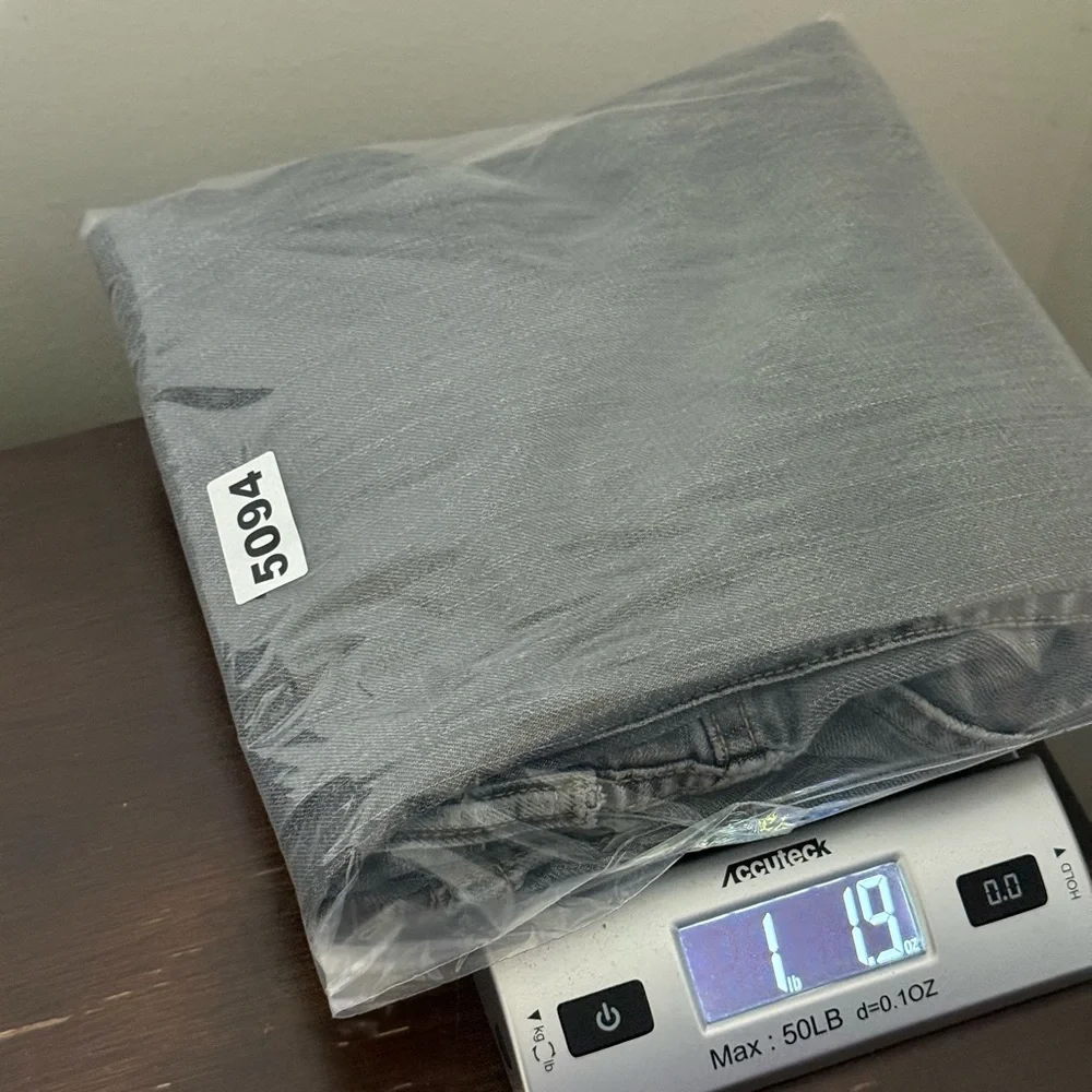 Levis 527 Jeans Mens 33x28‎ Gray Regular Bootcut Mid Rise